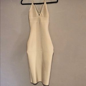 Cream Bondage Dress